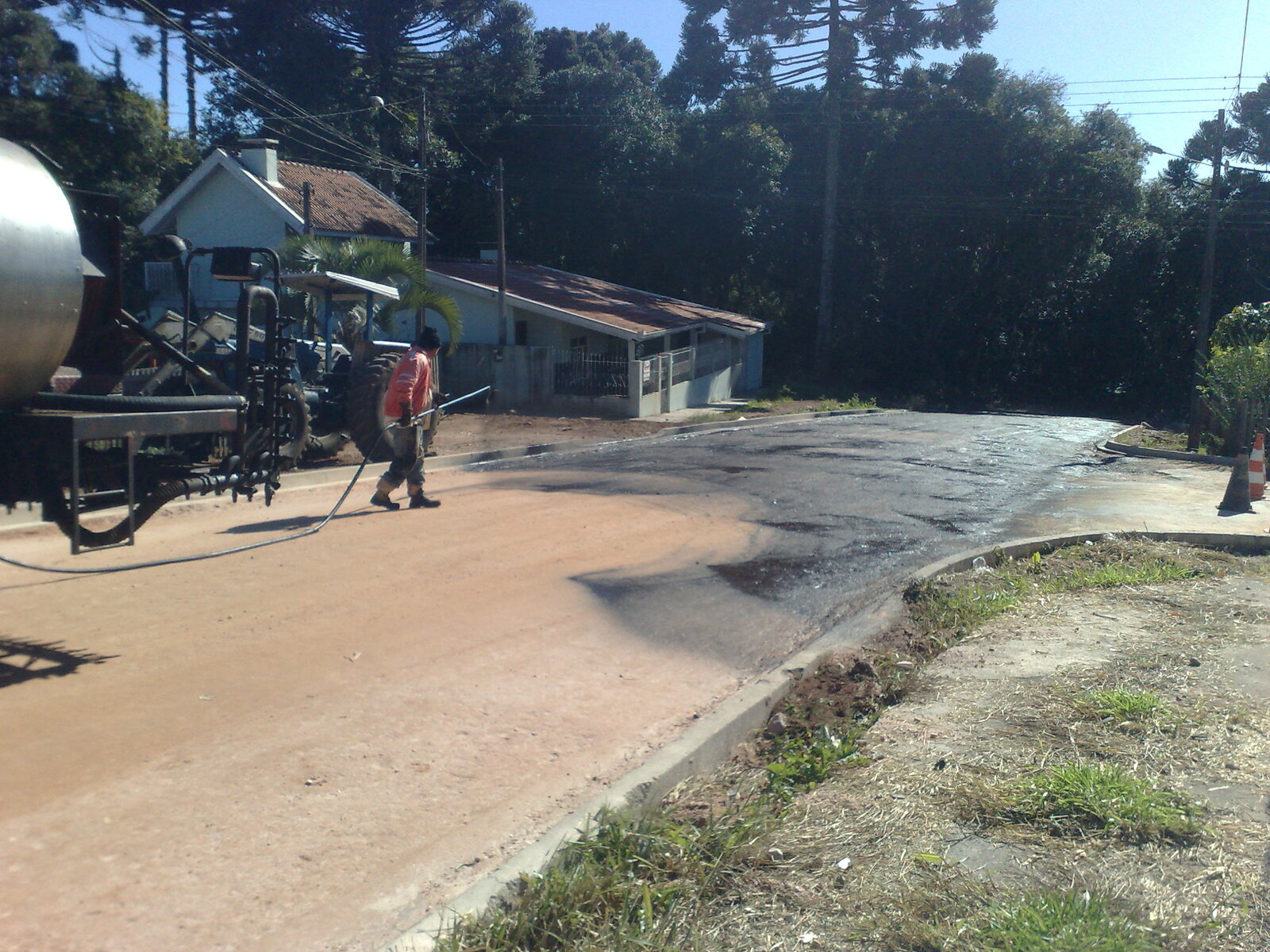 Pavimentação de ruas — Castro/PR