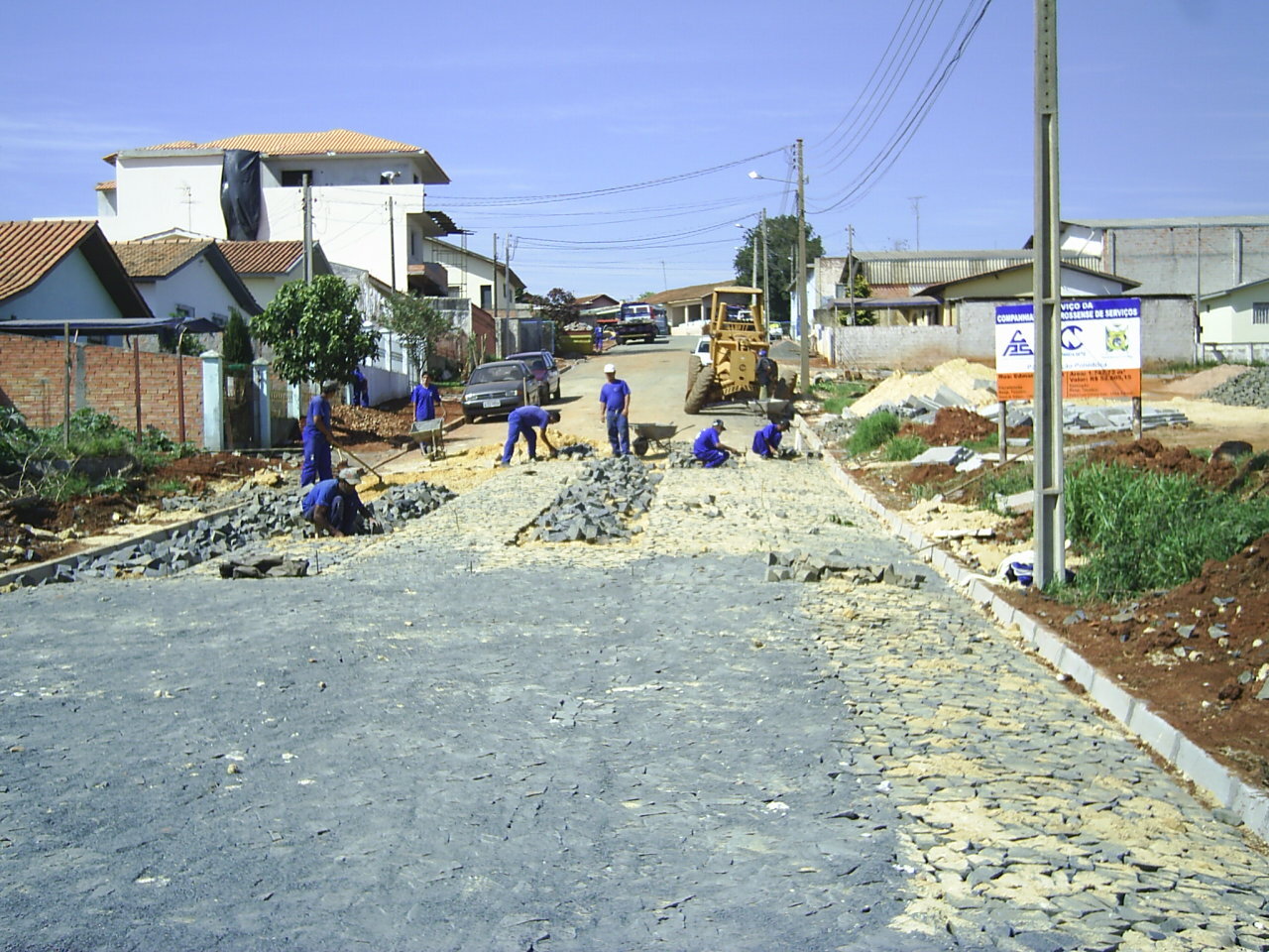 Pavimentação — diversos bairros, Ponta Grossa/PR