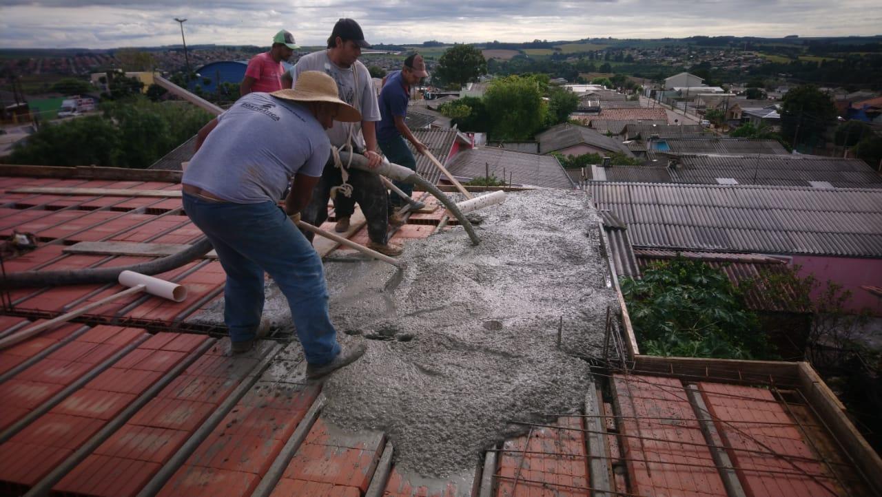 Obra residencial (sobrados) — Ponta Grossa/PR