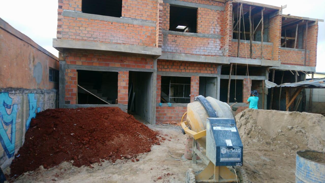Obra residencial (sobrados) — Ponta Grossa/PR