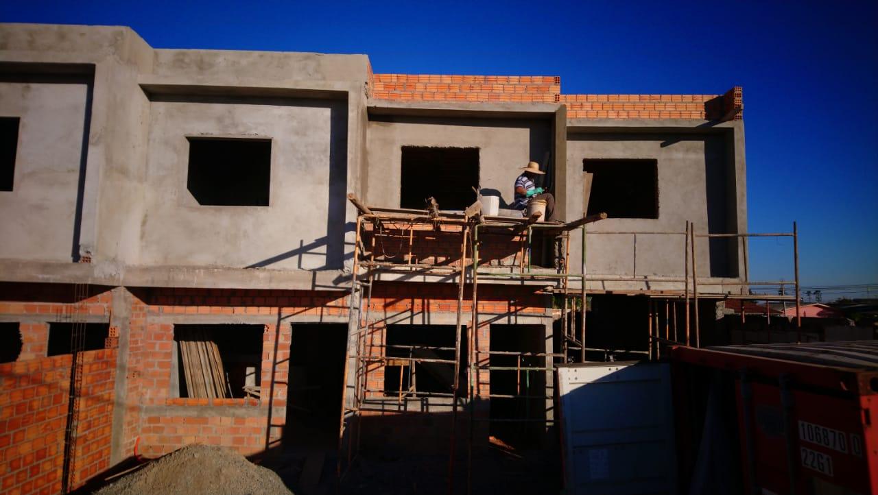 Obra residencial (sobrados) — Ponta Grossa/PR